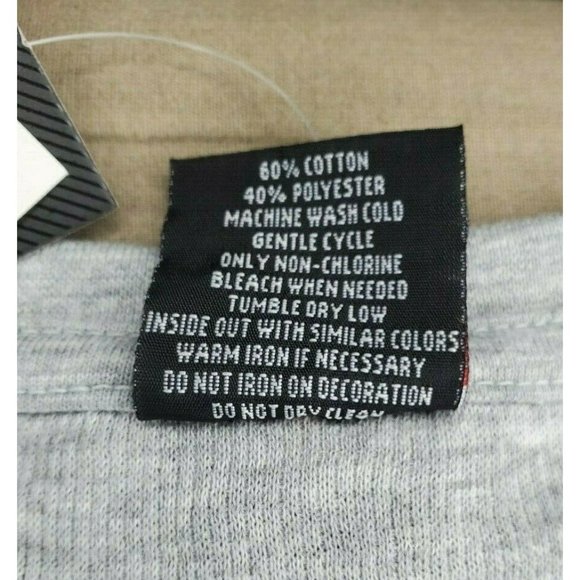 South Pole Authentic Collection Heather Grey Small Embroidered Long Sleeve Shirt - Picture 9 of 11